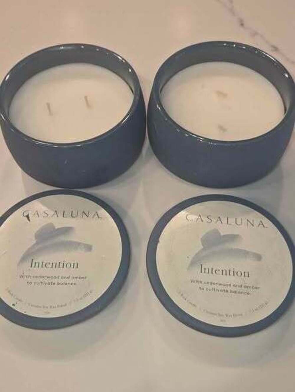 Casaluna Intention 2-Wick Candles - Set of 2